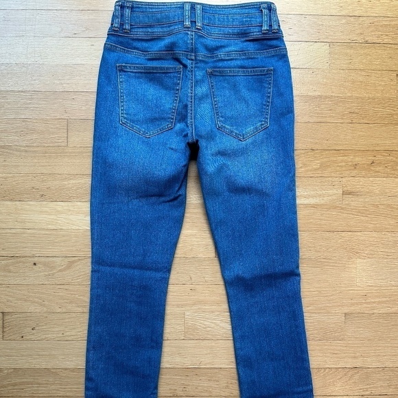 New CURRENT ELLIOT 3 Buttons/ Zip Closure Hight Rise Skinny Jeans Women's Sz 26 - Picture 6 of 11